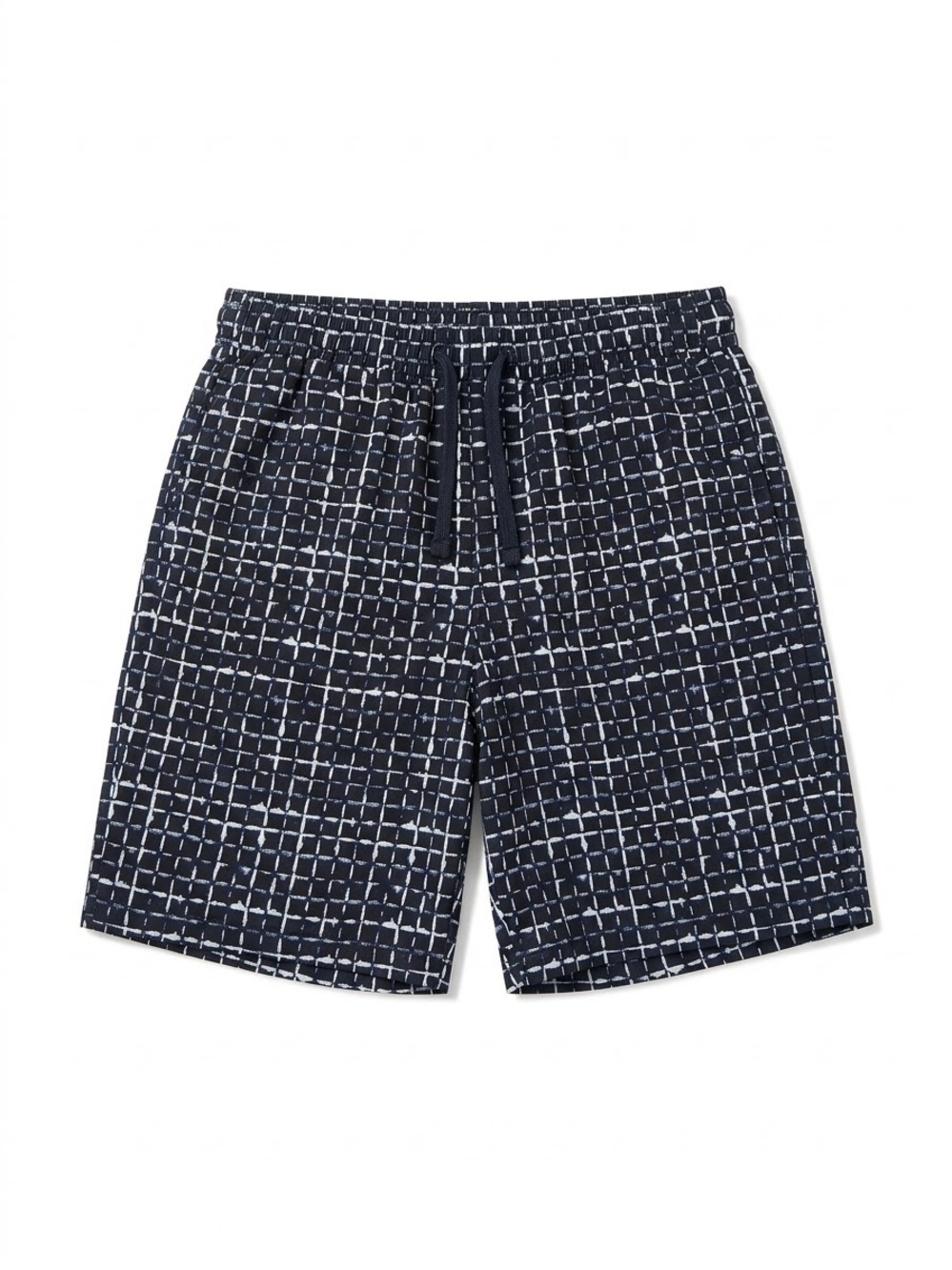 GAP color Navy and White Checkered Short Like New